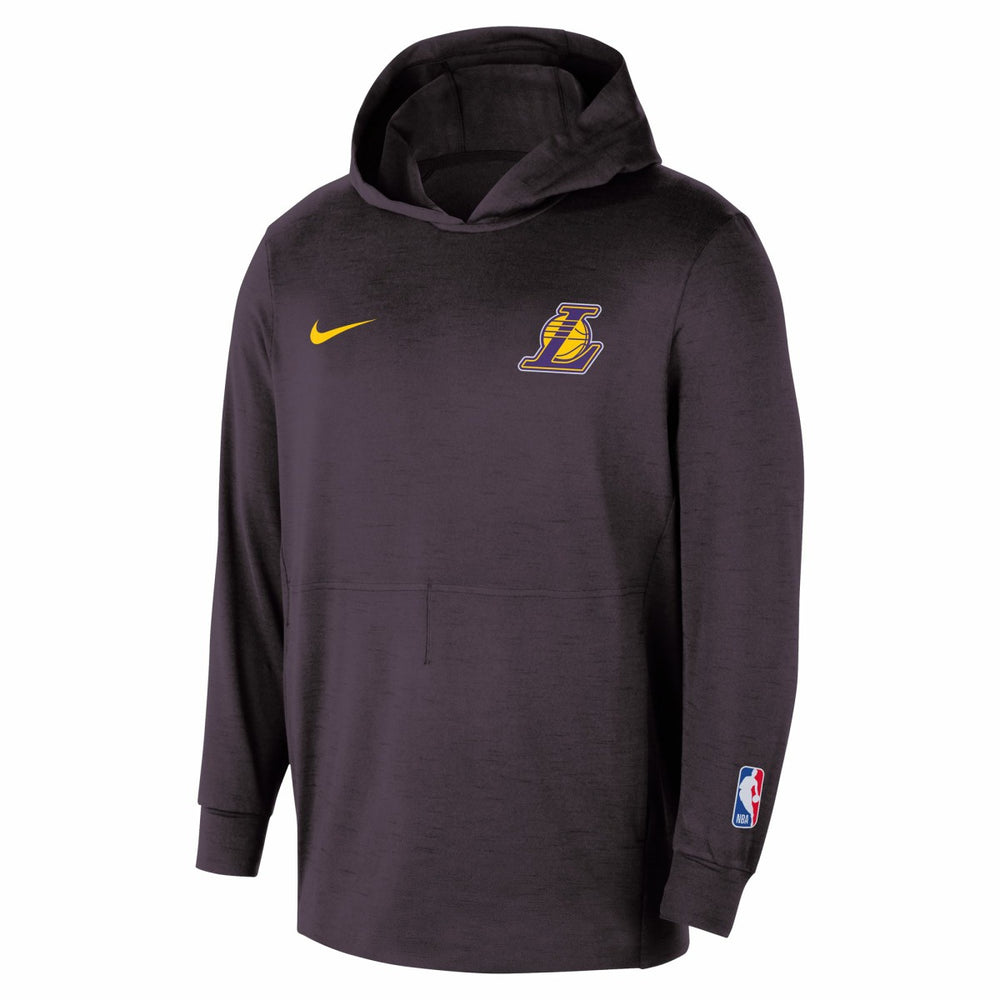 Los Angeles Lakers Authentic Practice Yoga Restore Dri-Fit Pullover Hoodie Black | Nike outlet