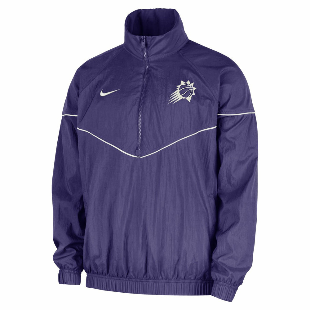 Phoenix Suns Courtside Windrunner Woven Half-Zip Hooded Jacket Purple | Nike online