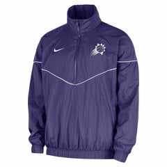 Phoenix Suns Courtside Windrunner Woven Half-Zip Hooded Jacket Purple | Nike online