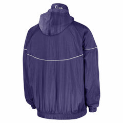 Phoenix Suns Courtside Windrunner Woven Half-Zip Hooded Jacket Purple | Nike online