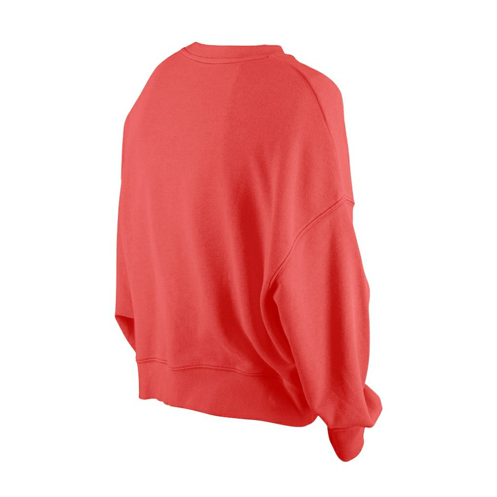 St. Louis Cardinals New Era Women's Boxy Mineral Wash Dolmen Sleeve Cropped Sweatshirt - Red - New Era Sale
