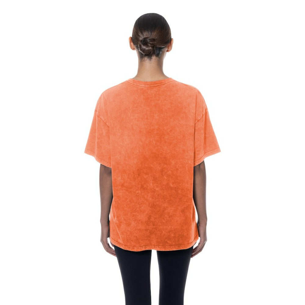 Baltimore Orioles New Era Women's Mineral Wash Oversized T-Shirt - Orange - New Era Online