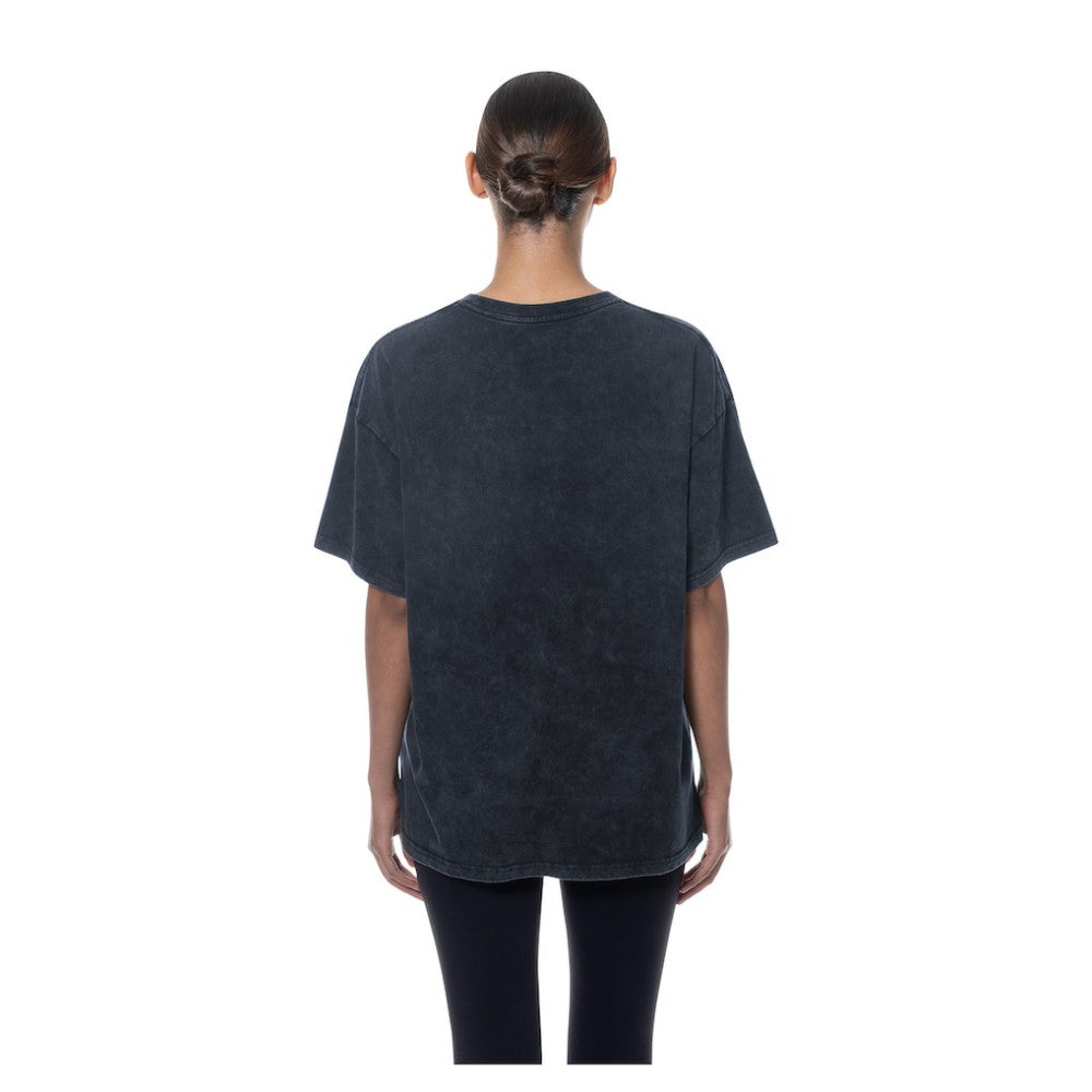 Houston Astros New Era Women's Mineral Wash Oversized T-Shirt - Navy - New Era Discount