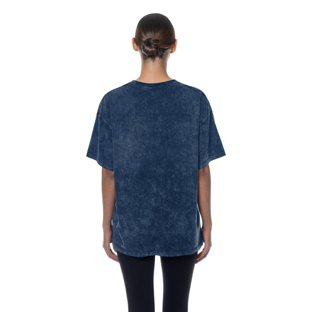 Detroit Tigers New Era Women's Mineral Wash Oversized T-Shirt - Navy - New Era Sale