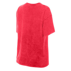 Philadelphia Phillies New Era Women's Mineral Wash Oversized T-Shirt - Red - New Era Sale