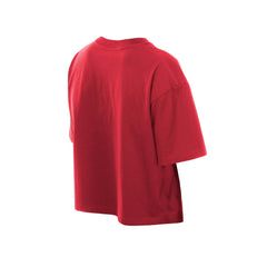 St. Louis Cardinals New Era Women's Boxy Foil Logo T-Shirt - Red - New Era Discount