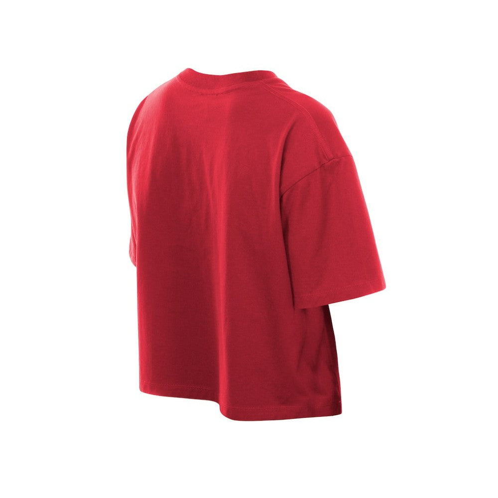 Philadelphia Phillies New Era Women's Boxy Foil Logo T-Shirt - Red - New Era Online