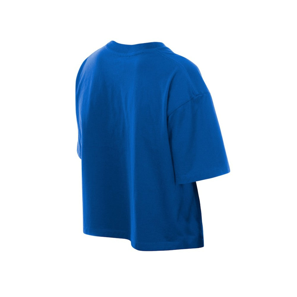 Chicago Cubs New Era Women's Boxy Foil Logo T-Shirt - Royal - New Era Lifestyle