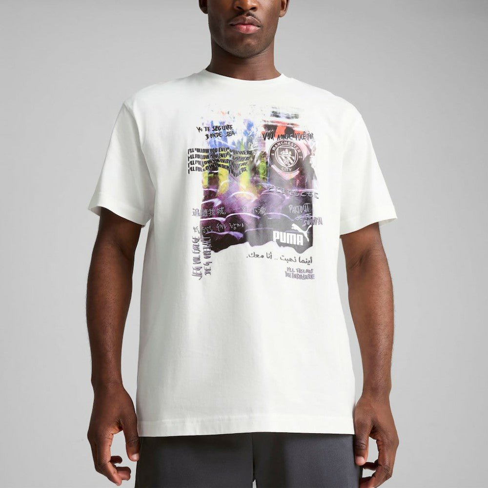 Manchester City ftblNRGY+ T-Shirt White - Puma cheap