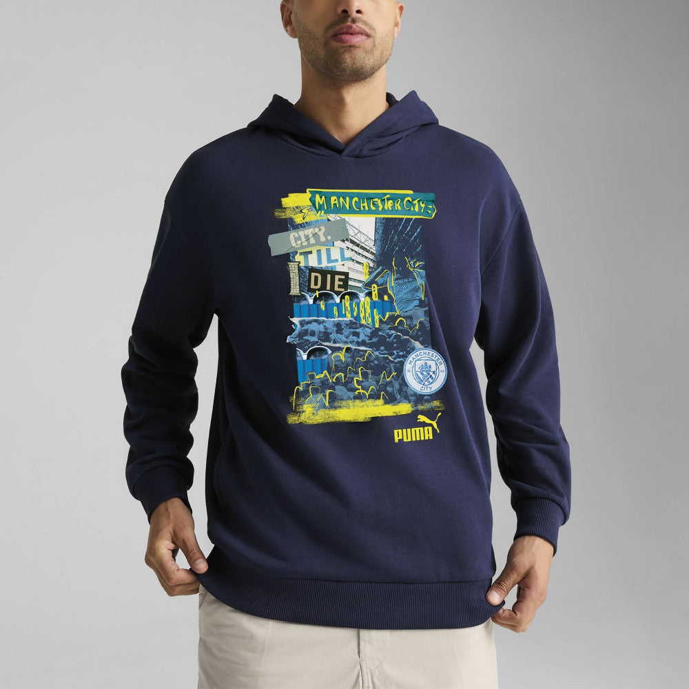 Manchester City ftblNRGY+ Pullover Hoodie Navy - Puma