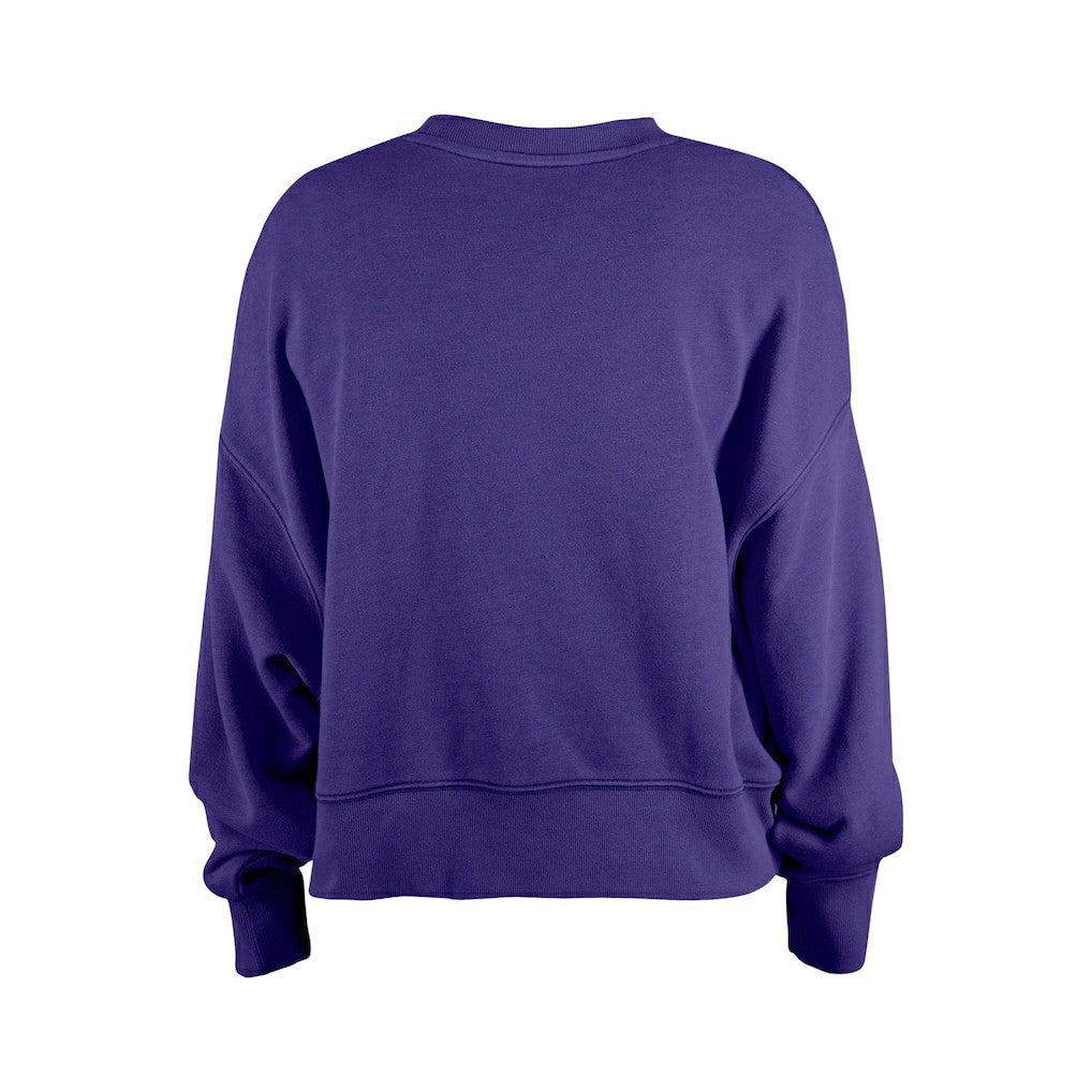 Minnesota Vikings New Era Girl's Flip Sequin Sweatshirt Purple