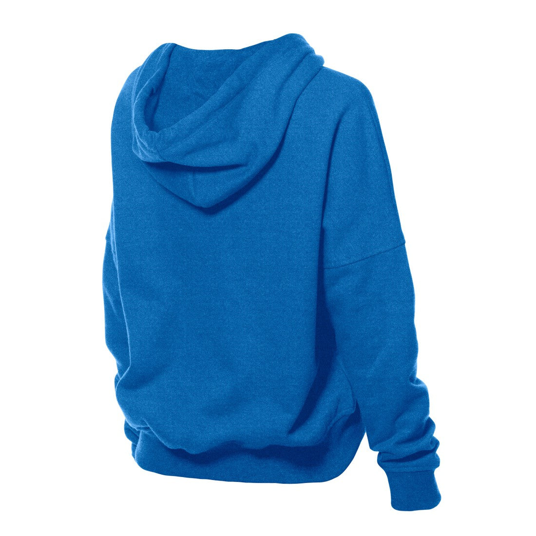 Detroit Lions New Era Women's Throwback Boxy Hoodie Sweatshirt Blue
