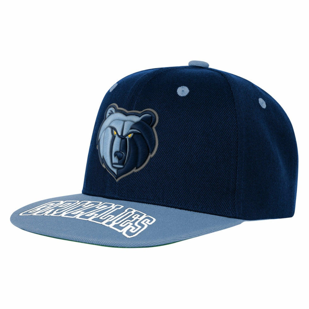 Memphis Grizzlies Outerstuff Youth Two-Tone Snapback Hat Navy/Light Blue