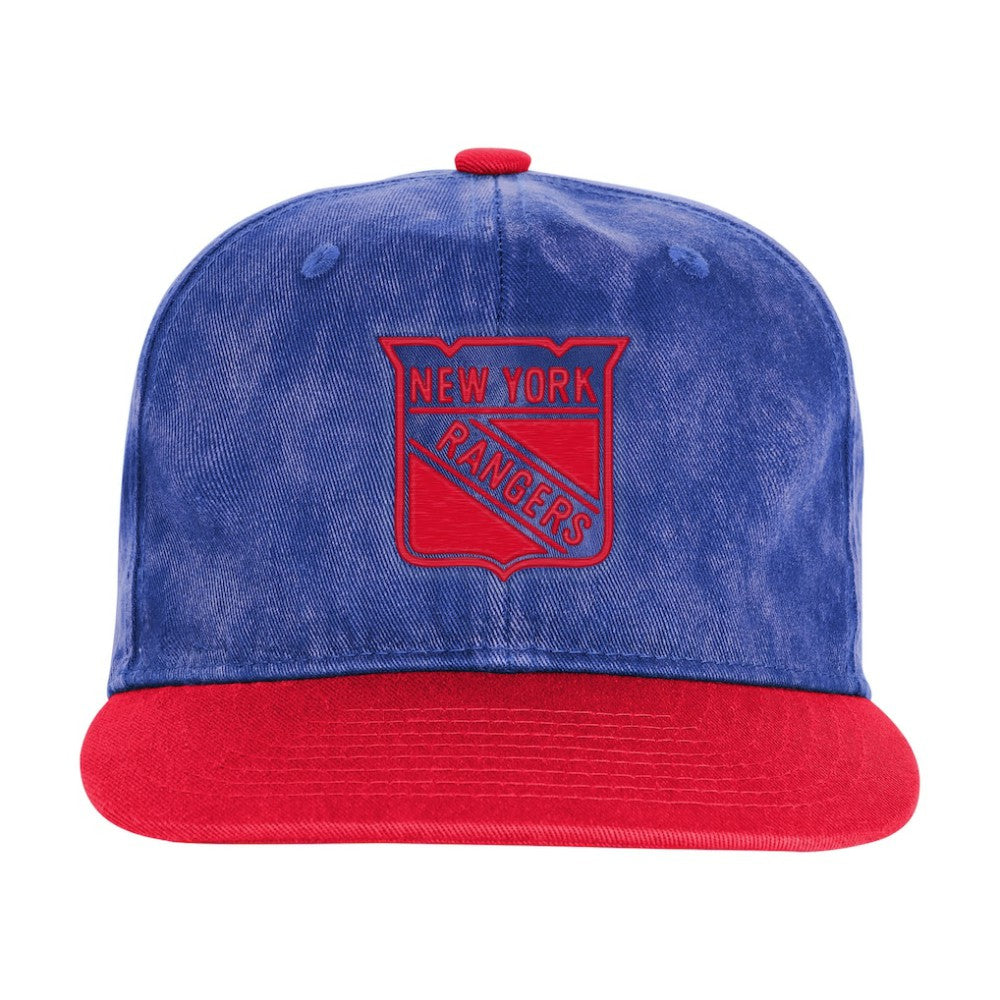 New York Rangers Outerstuff Youth True Retro Deadstock Adjustable Hat - Royal/Red - NHL 202603239