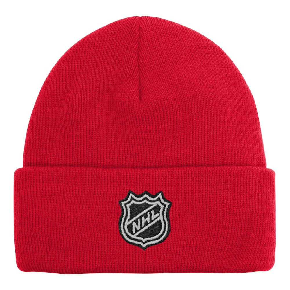 Chicago Blackhawks Outerstuff Youth 2.0 Essential Cuffed Knit Hat - Red - NHL 202603273