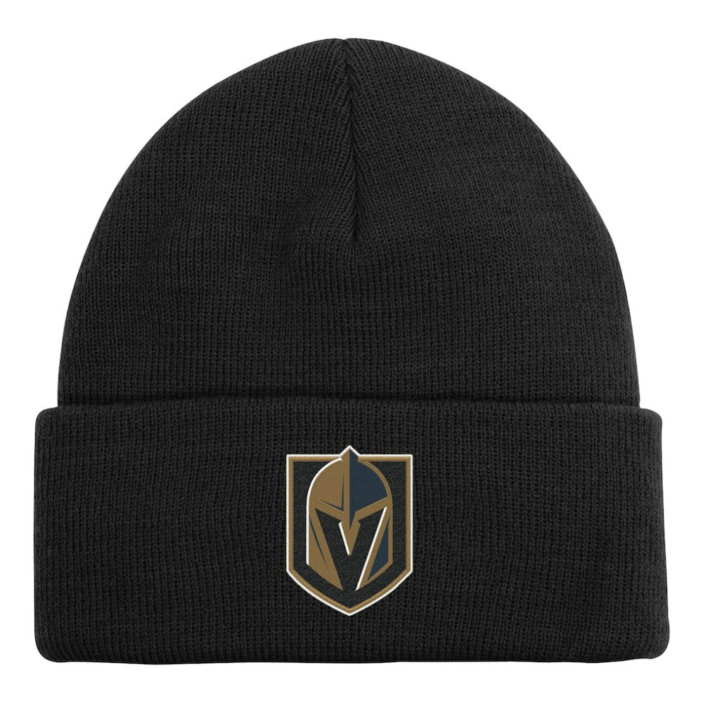 Vegas Golden Knights Outerstuff Youth 2.0 Essential Cuffed Knit Hat - Black - NHL 202603277