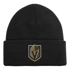 Vegas Golden Knights Outerstuff Youth 2.0 Essential Cuffed Knit Hat - Black - NHL 202603277