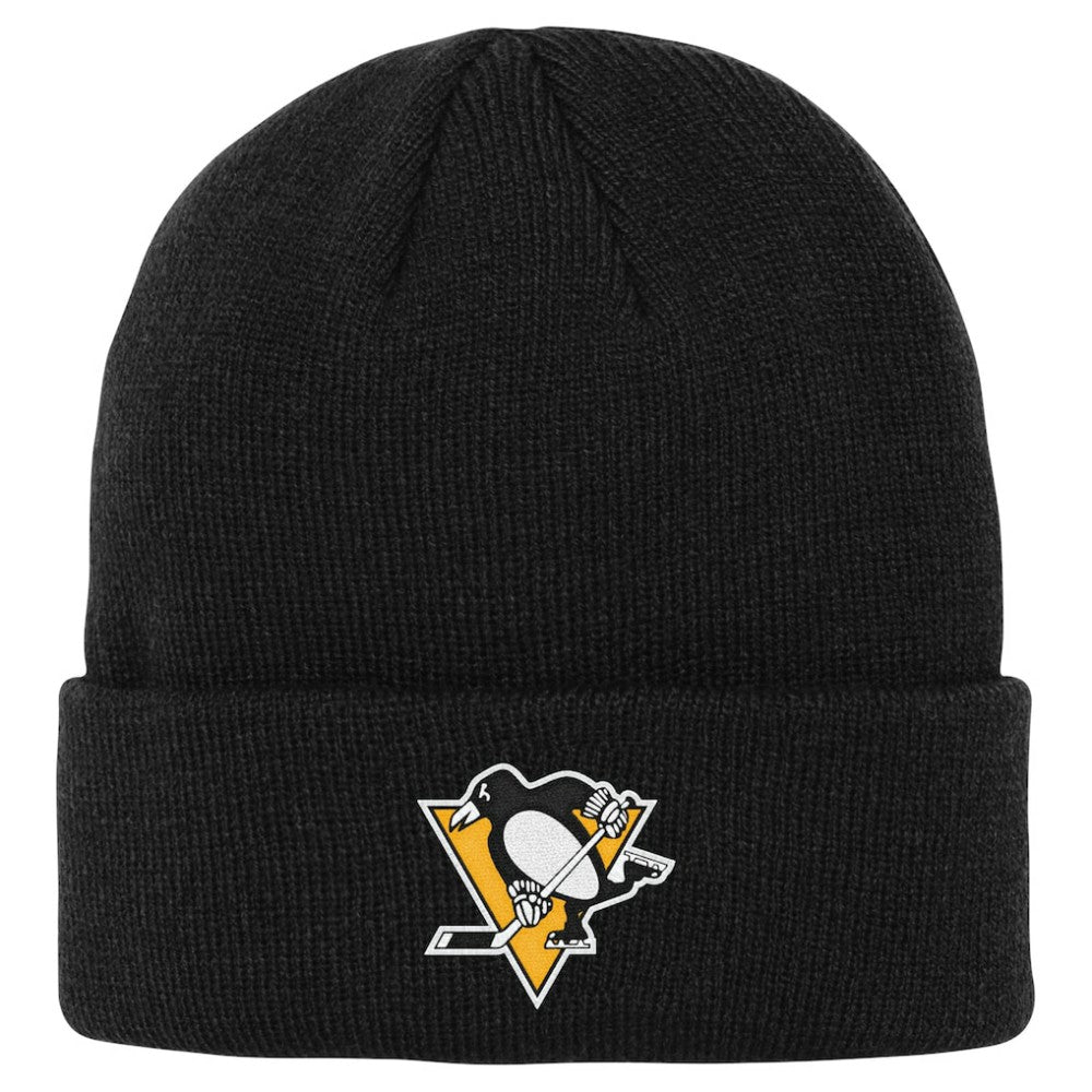 Pittsburgh Penguins Outerstuff Youth 2.0 Essential Cuffed Knit Hat - Black - NHL 202603279