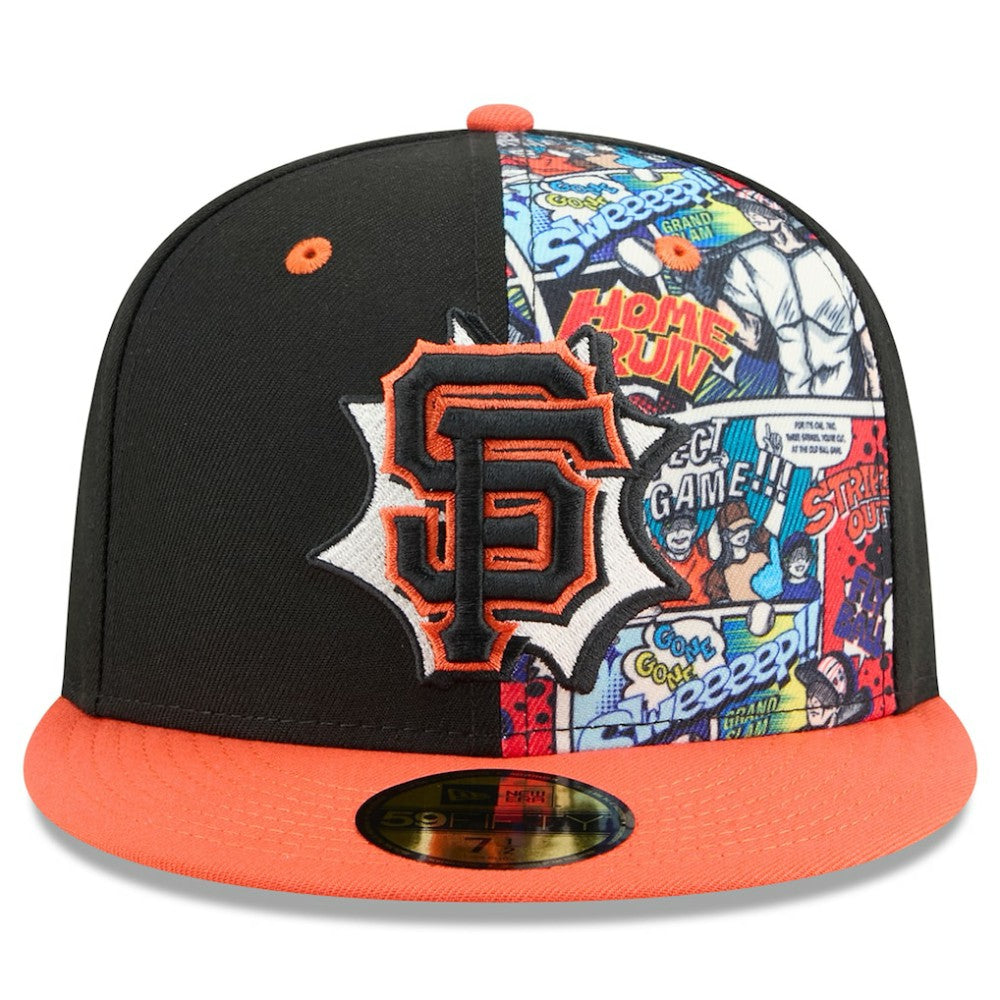 San Francisco Giants New Era 2025 MLB Diamond Hero Edition 59FIFTY Fitted Hat - Black/Orange - New Era Lifestyle