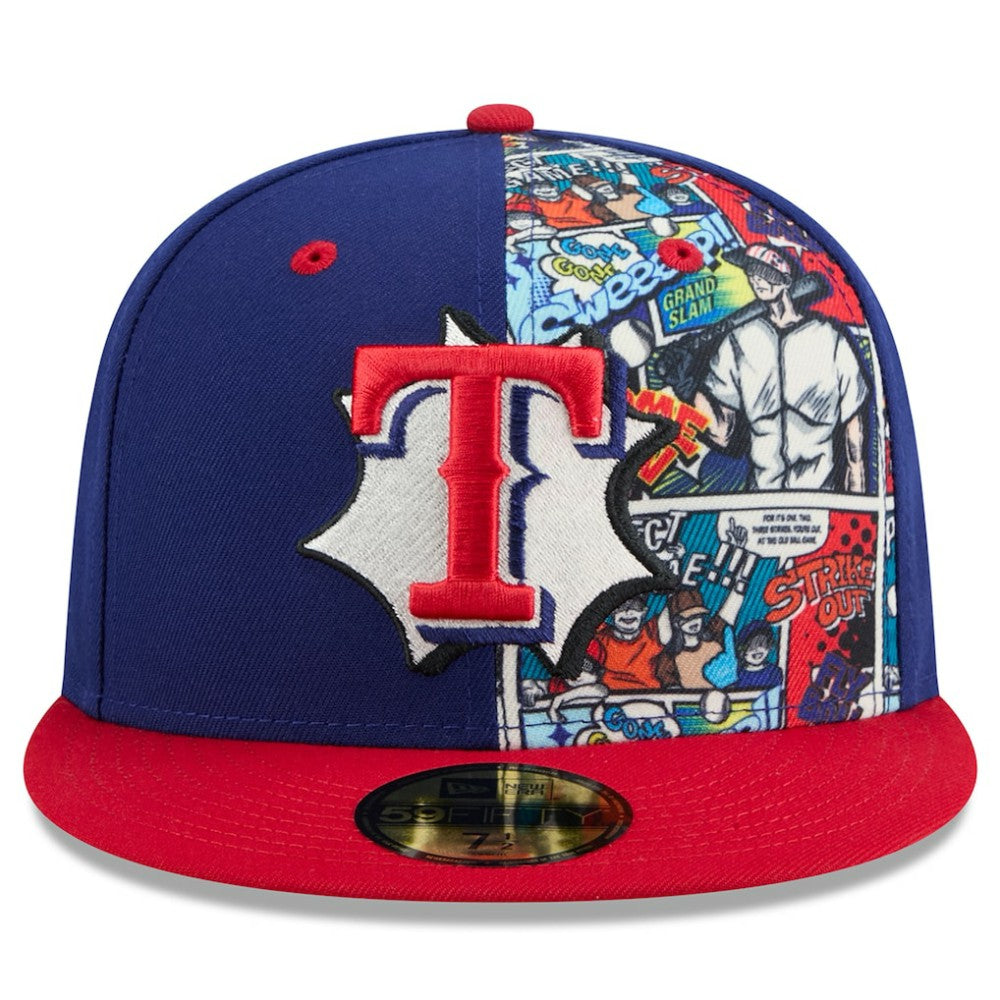 Texas Rangers New Era 2025 MLB Diamond Hero Edition 59FIFTY Fitted Hat - Royal/Red - New Era Online