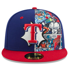 Texas Rangers New Era 2025 MLB Diamond Hero Edition 59FIFTY Fitted Hat - Royal/Red - New Era Online