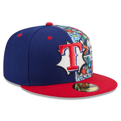 Texas Rangers New Era 2025 MLB Diamond Hero Edition 59FIFTY Fitted Hat - Royal/Red - New Era Online