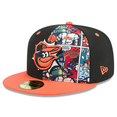 Baltimore Orioles New Era 2025 MLB Diamond Hero Edition 59FIFTY Fitted Hat - Black/Orange - New Era Sale