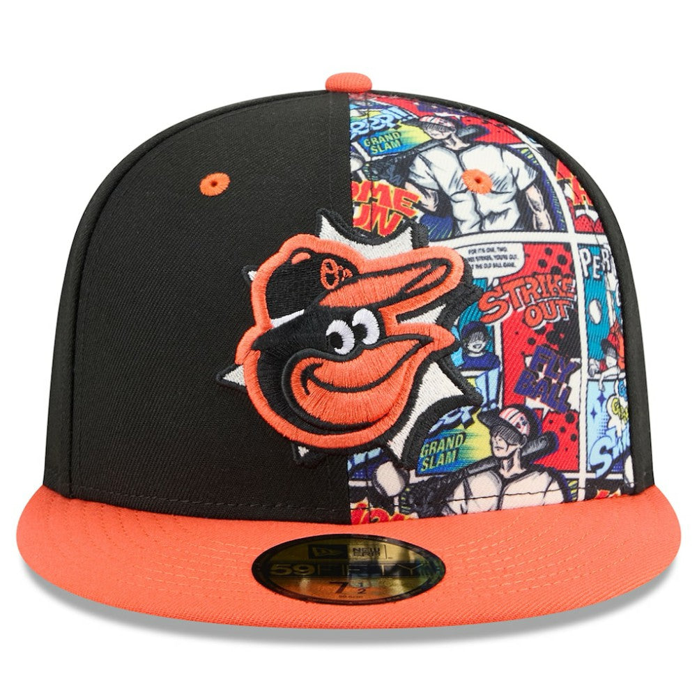 Baltimore Orioles New Era 2025 MLB Diamond Hero Edition 59FIFTY Fitted Hat - Black/Orange - New Era Sale