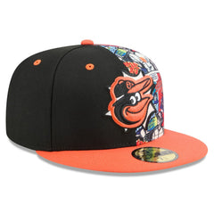 Baltimore Orioles New Era 2025 MLB Diamond Hero Edition 59FIFTY Fitted Hat - Black/Orange - New Era Sale
