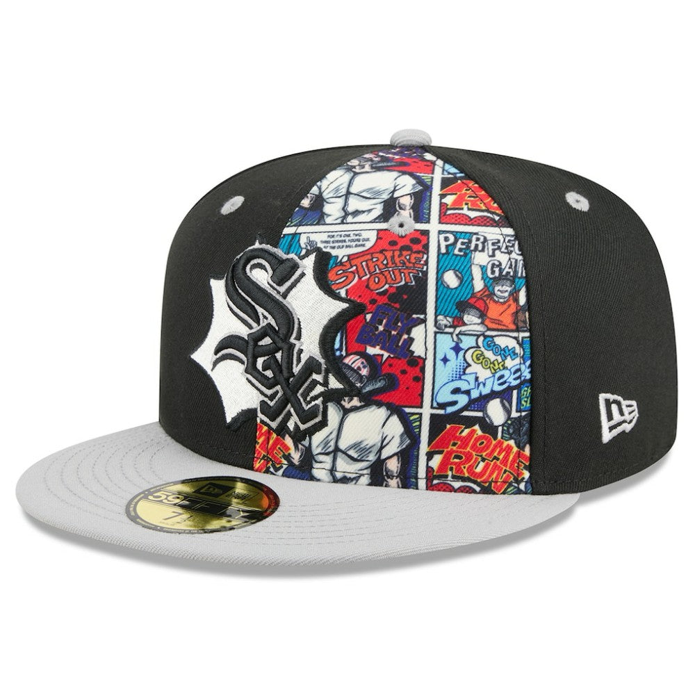 Chicago White Sox New Era 2025 MLB Diamond Hero Edition 59FIFTY Fitted Hat - Black/Gray - New Era Online