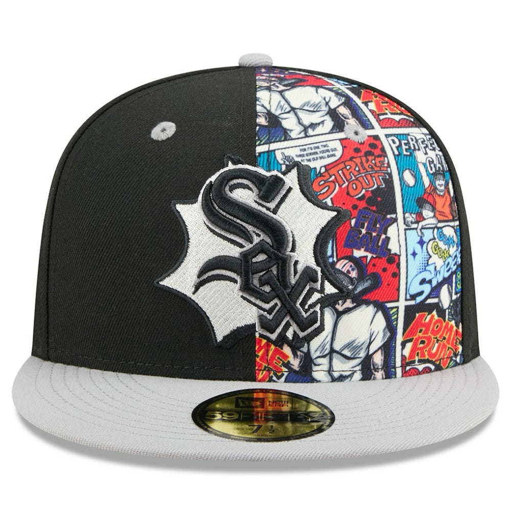 Chicago White Sox New Era 2025 MLB Diamond Hero Edition 59FIFTY Fitted Hat - Black/Gray - New Era Online