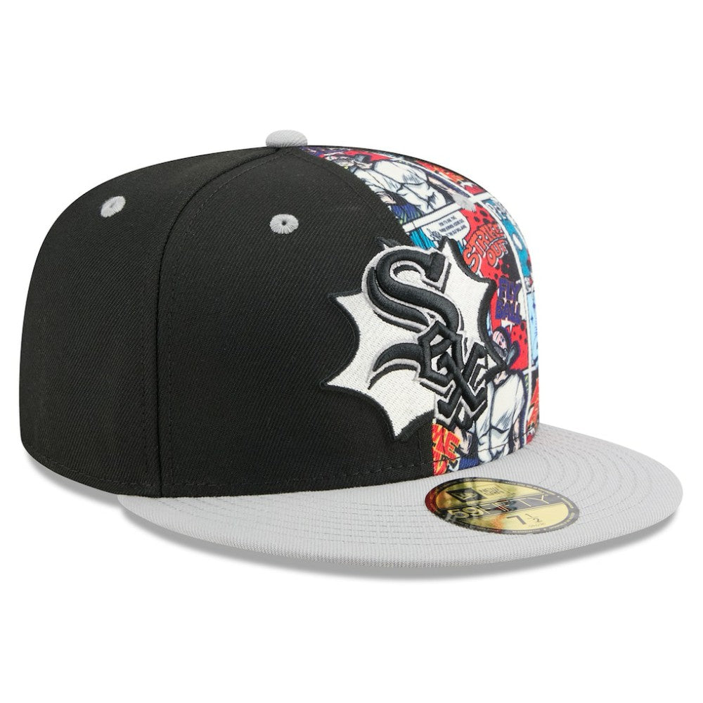 Chicago White Sox New Era 2025 MLB Diamond Hero Edition 59FIFTY Fitted Hat - Black/Gray - New Era Online