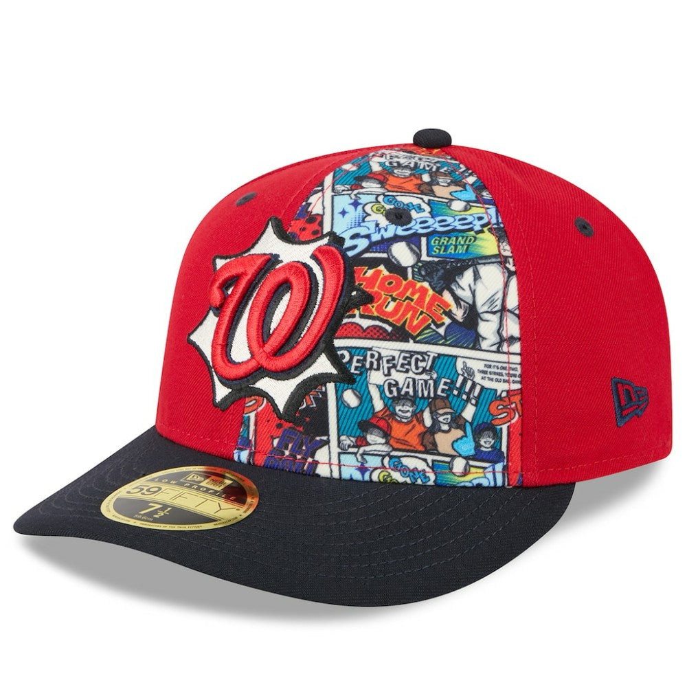 Washington Nationals New Era 2025 MLB Diamond Hero Edition Low Profile 59FIFTY Fitted Hat - Red/Navy - New Era Sale