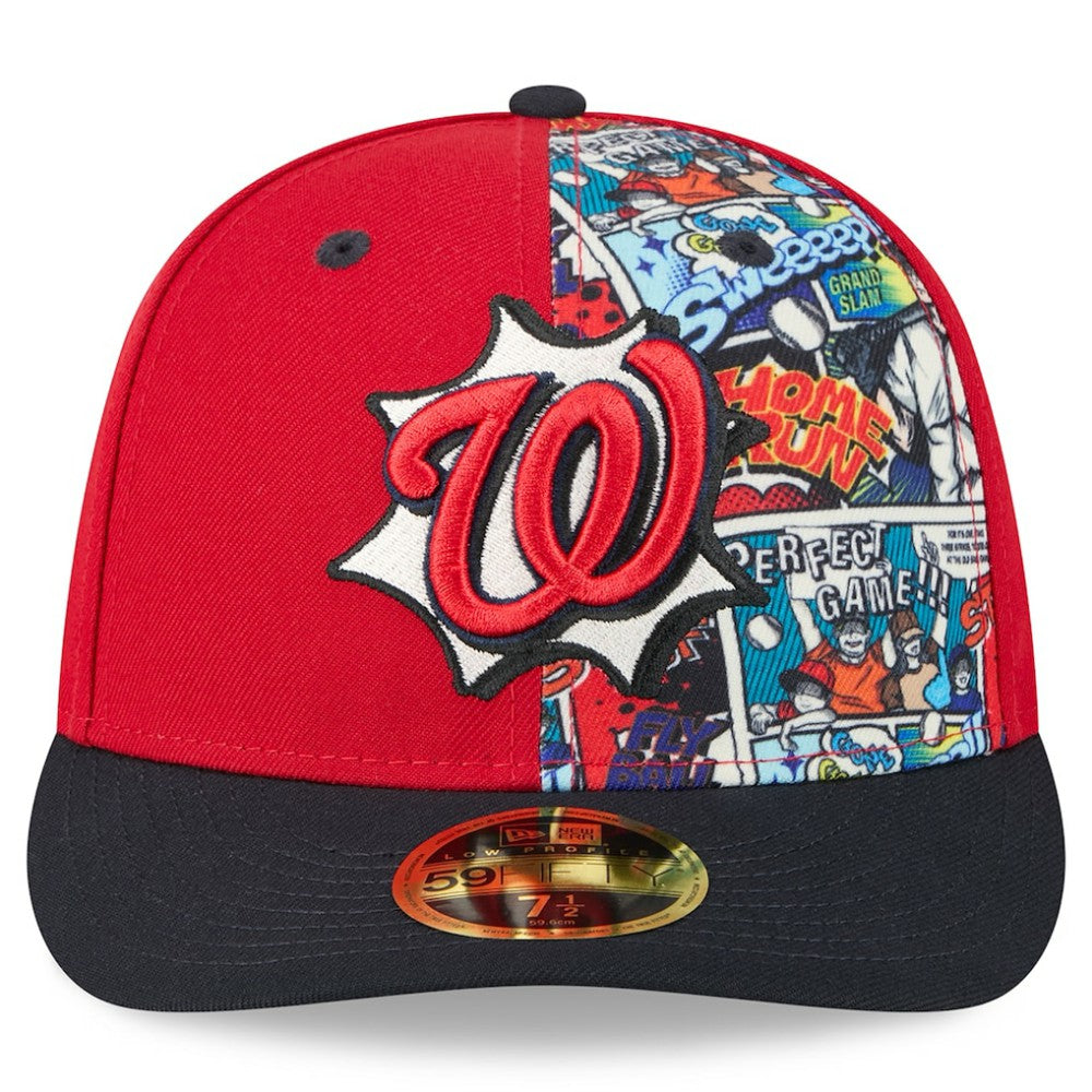 Washington Nationals New Era 2025 MLB Diamond Hero Edition Low Profile 59FIFTY Fitted Hat - Red/Navy - New Era Sale