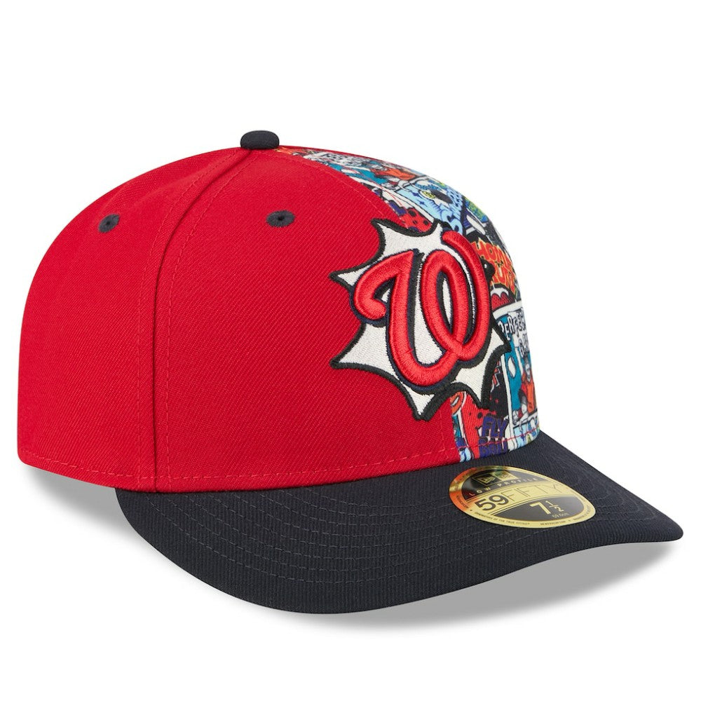 Washington Nationals New Era 2025 MLB Diamond Hero Edition Low Profile 59FIFTY Fitted Hat - Red/Navy - New Era Sale