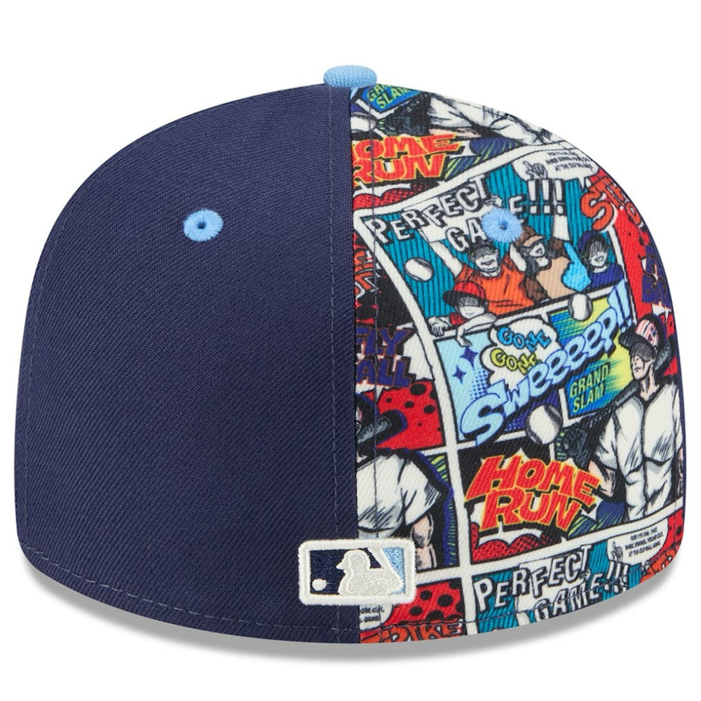 Tampa Bay Rays New Era 2025 MLB Diamond Hero Edition Low Profile 59FIFTY Fitted Hat - Navy/Light Blue - New Era Sale