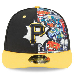 Pittsburgh Pirates New Era 2025 MLB Diamond Hero Edition Low Profile 59FIFTY Fitted Hat - Black/Gold - New Era Discount