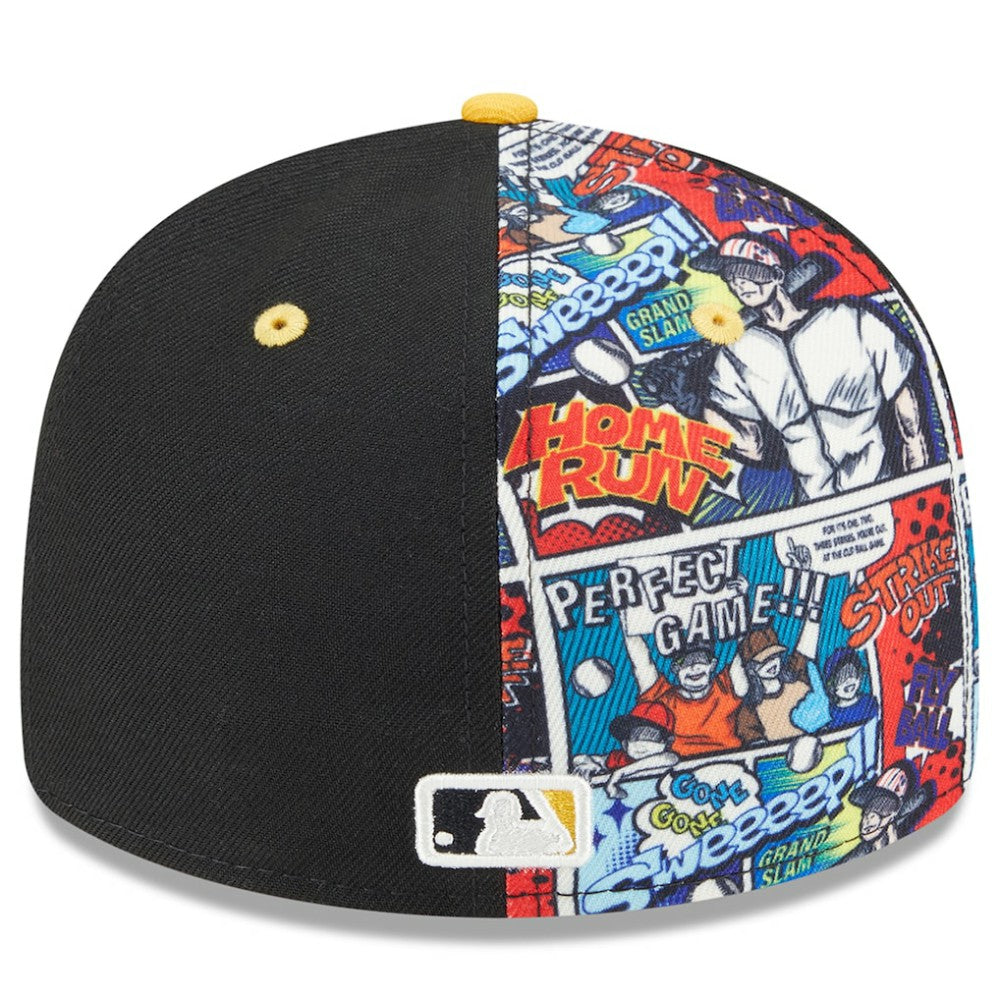 Pittsburgh Pirates New Era 2025 MLB Diamond Hero Edition Low Profile 59FIFTY Fitted Hat - Black/Gold - New Era Discount