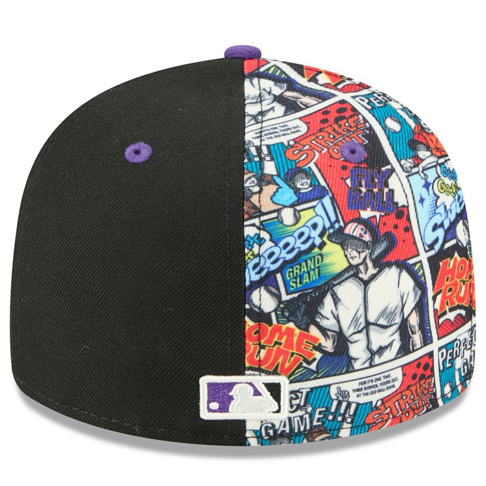 Colorado Rockies New Era 2025 MLB Diamond Hero Edition Low Profile 59FIFTY Fitted Hat - Black/Purple - New Era Sale