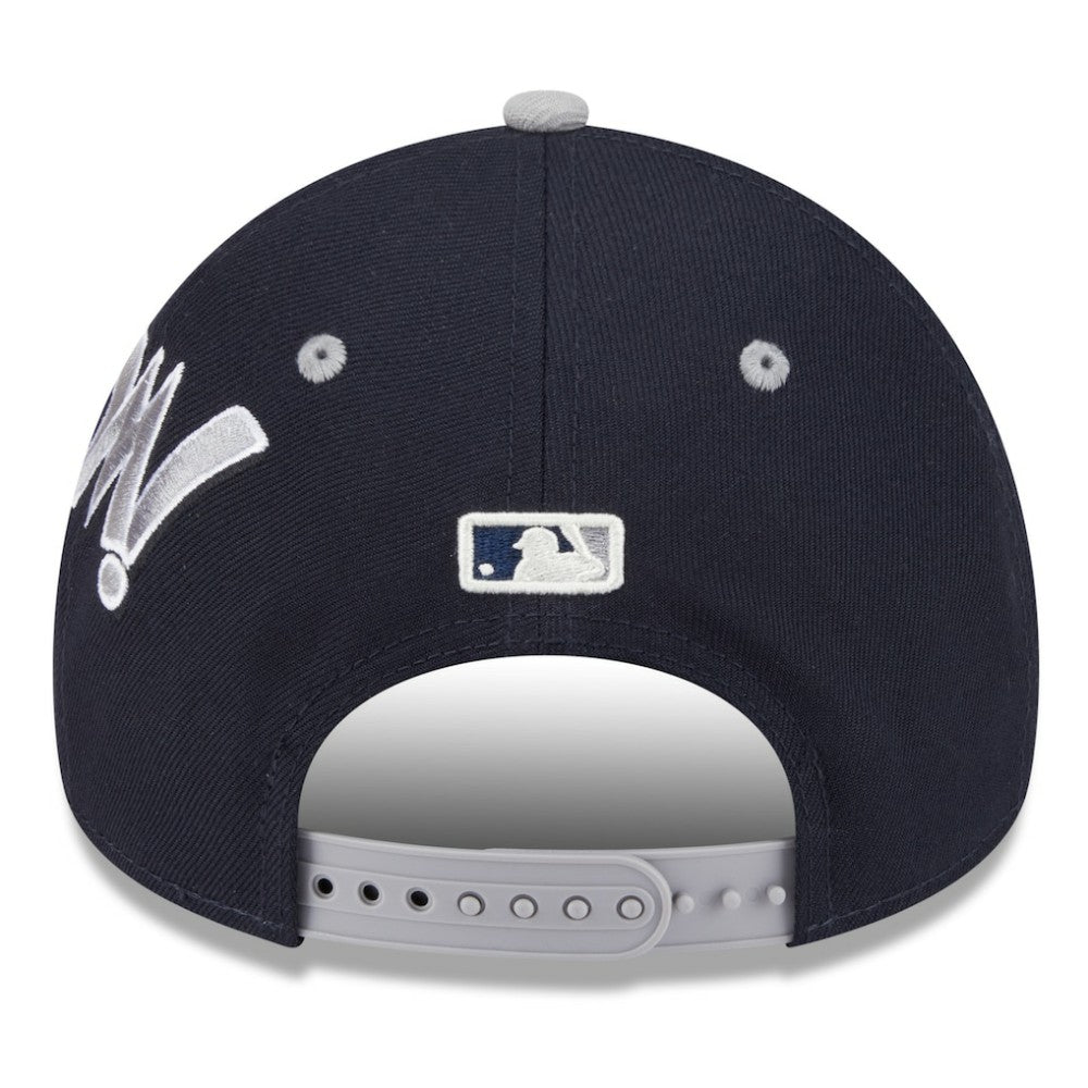 New York Yankees New Era 2025 MLB Diamond Hero Edition A-Frame 9FORTY Adjustable Hat - Navy/Gray - New Era Lifestyle