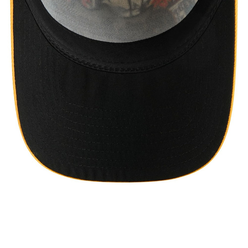 Pittsburgh Pirates New Era Youth 2025 MLB Diamond Hero Edition A-Frame 9FORTY Adjustable Hat - Black/Gold - New Era Sale