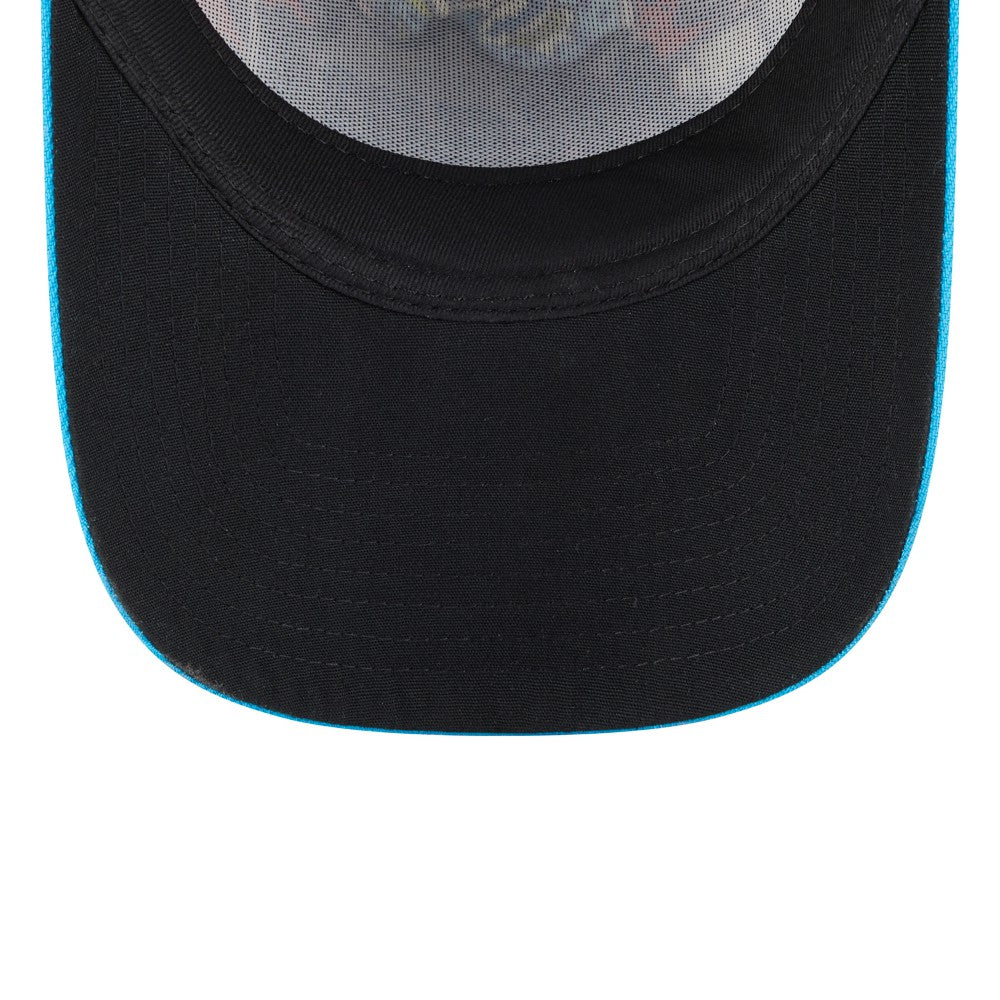 Miami Marlins New Era Youth 2025 MLB Diamond Hero Edition A-Frame 9FORTY Adjustable Hat - Black/Blue - New Era Online