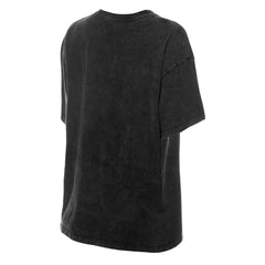 Chicago Bulls Women's Throwback Mineral Wash Oversized T-Shirt for sale Black | New Era US