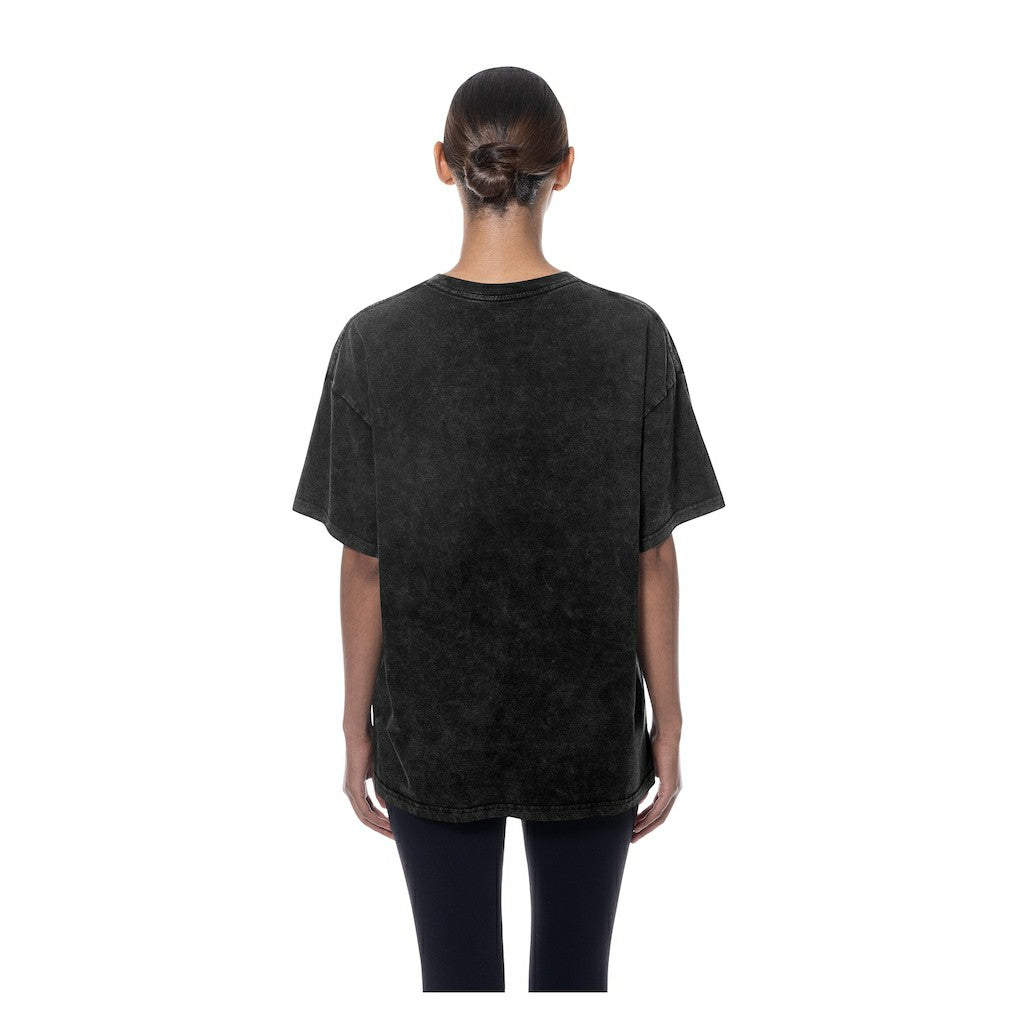Boston Celtics Women's Throwback Mineral Wash Oversized T-Shirt Black | New Era Lifestyle