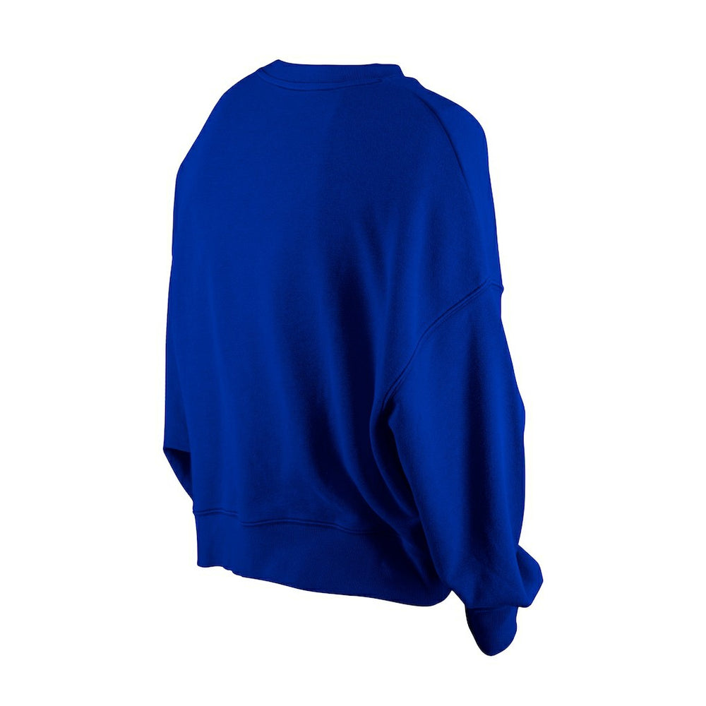 Golden State Warriors Women's Boxy Throwback Mineral Wash Sweatshirt for sale Royal | New Era Near Me