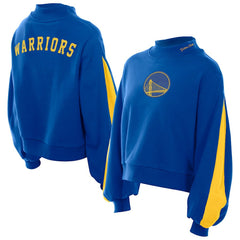 Golden State Warriors Women's Sport Night Balloon Sleeves Sweatshirt for sale Royal | New Era discount