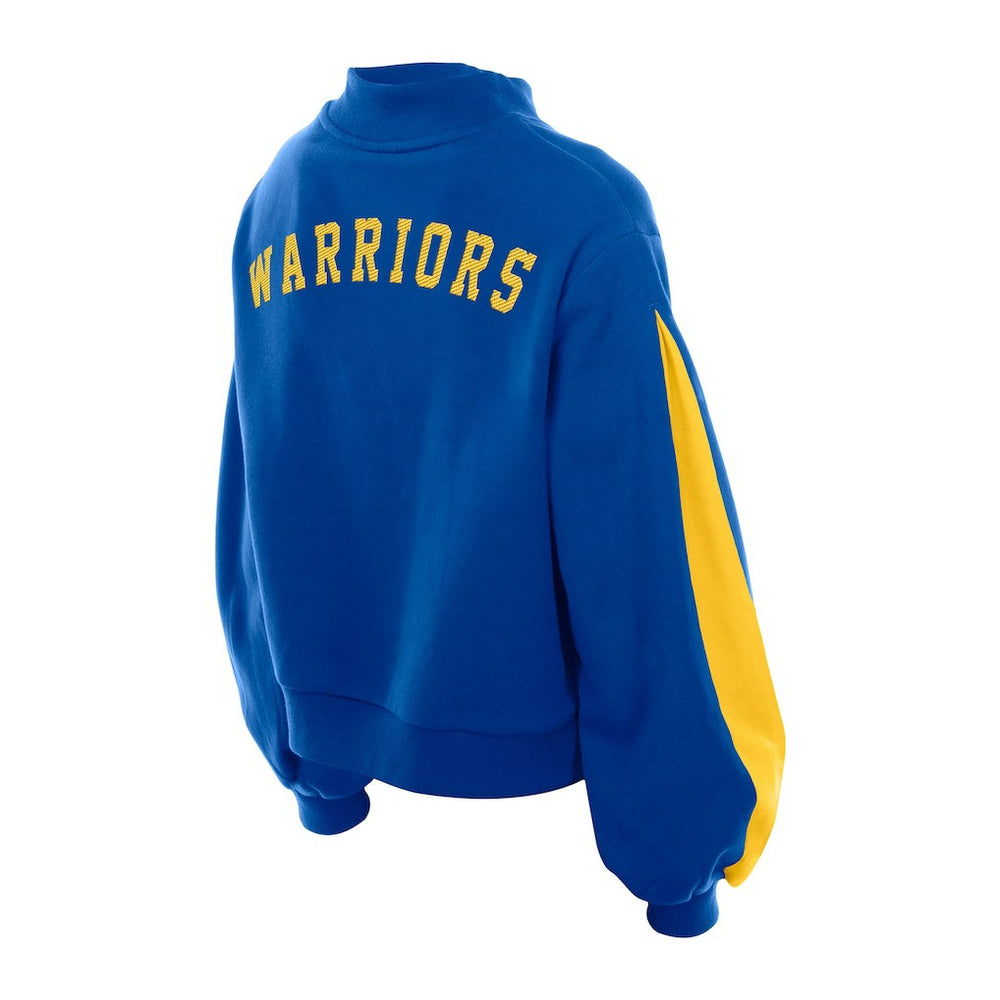 Golden State Warriors Women's Sport Night Balloon Sleeves Sweatshirt for sale Royal | New Era discount