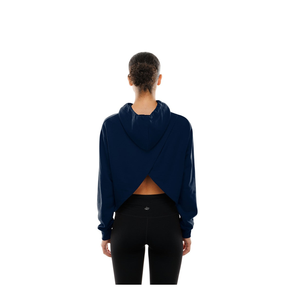 Minnesota Timberwolves Women's Glam Game Open Back Hoodie Navy | New Era US