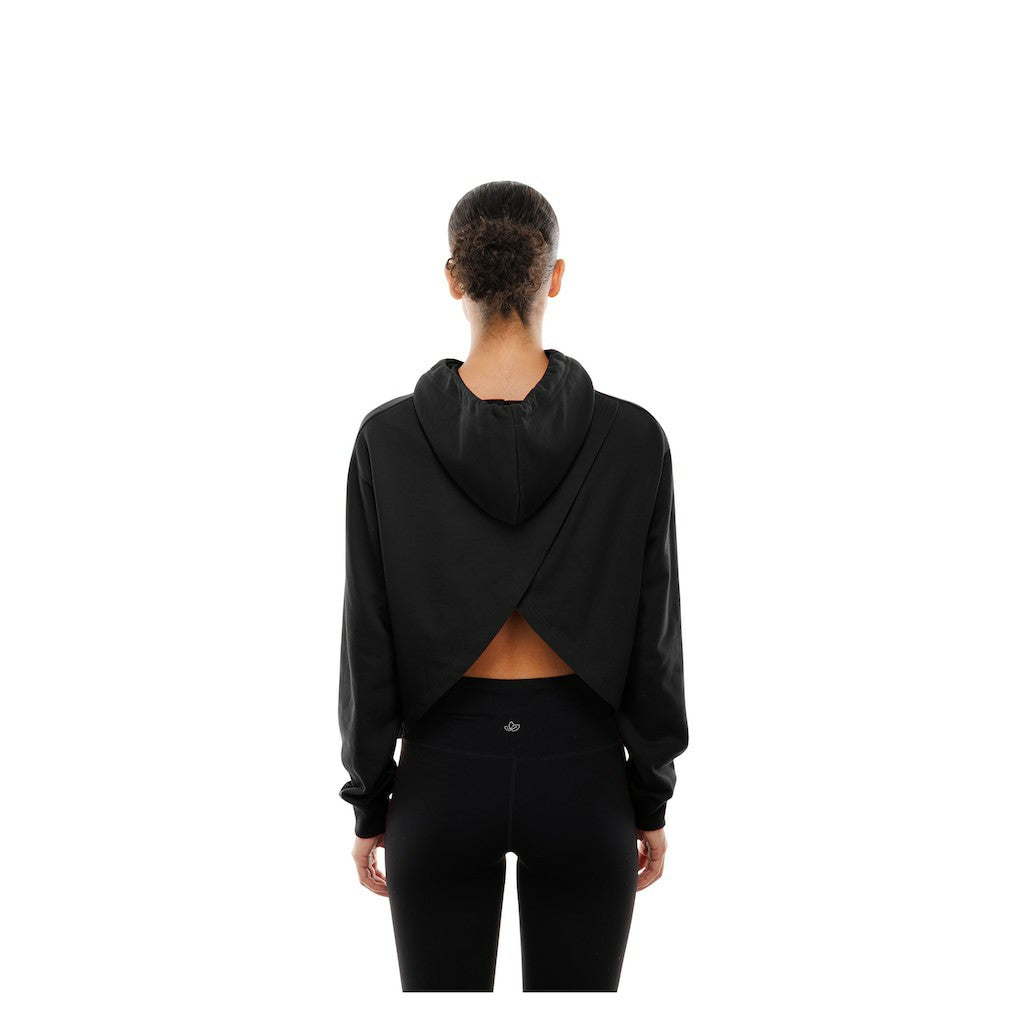 Chicago Bulls Women's Glam Game Open Back Hoodie Black | New Era outlet