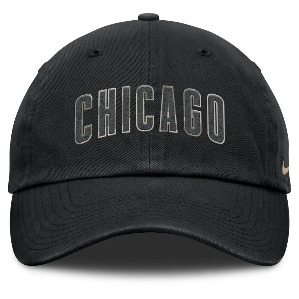 Chicago Cubs Nike Camo Pack Club Adjustable Hat - Black - Nike on Sale